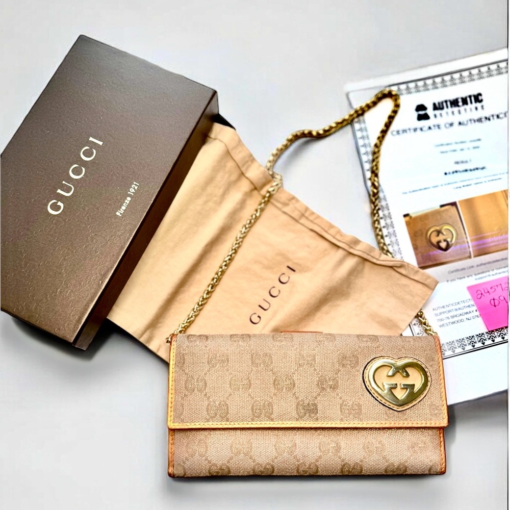 Authentic Gucci Mini Bag – With Chain Insert, Box, Dust Bag, COA